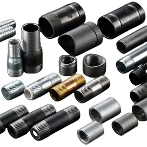 KC Series Steel Forged NPT/BSPT Threaded Hydraulic Hose Nipples Fitting/stainless steel iron insert thread pipe fittings