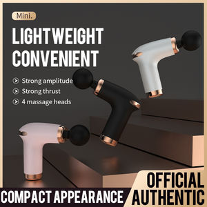 4 <span class=keywords><strong>Massage</strong></span> köpfe Praktisch Schwarz Kleine und kompakte private Muskeln entspannen sorgfältige Pflege Tiefen gewebe Ganzkörper <span class=keywords><strong>massage</strong></span> pistole - Product Image 2