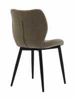 Chaise de salle à manger moderne de style marron Chaise de cuisine confortable et douce pour salle à manger