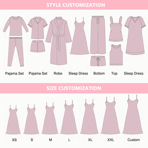 Pigiama da <span class=keywords><strong>donna</strong></span> elegante classico a maniche lunghe e pantaloni lunghi 2026, completo casual morbido con elastico in vita, vestibilità ampia, per primavera, autunno ed estate - Product Image 4