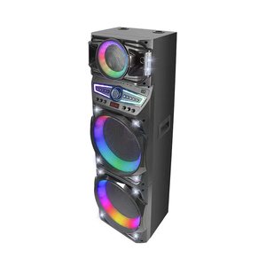 Woofer de fiesta al aire libre con sistema de potencia y graves de 100W Sonido BT y control remoto para uso doméstico Incluye micrófono - Product Image 4