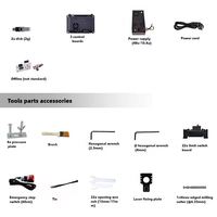 ANDUK DIY Acrylique Cutter Laser Machine De Découpe 4030Plus Routeur Métal Bois XYZ Zone De Travail 400x300mm Gravure Fraiseuse
