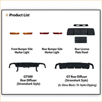 Cocok untuk MST (Model 10-14) Upgrade Kit GT500 (Model 13-14) Pemasangan Non-Destruktif pada Bumper Depan dan Belakang Kendaraan