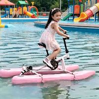 Vélo aquatique à pédales pour enfants, ponton stable, cadre en aluminium, double couche de PVC, rangement facile, logo personnalisé OEM, de Chine, Lumark