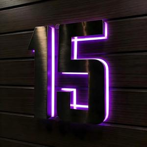 Letreros de Acrílico 3D Personalizados para Exteriores, Letreros con Retroiluminación LED, Decoración Publicitaria, Letras con Logotipo LED Retroiluminadas - Product Image 1