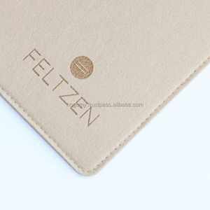 Vente en gros de pochettes pour ordinateur portable en feutre format A4, pochette pour documents, personnalisable, sac pour ordinateur portable à double bouton pour tablette et ordinateur portable - Product Image 4