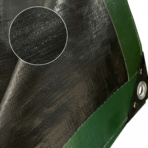 Couverture de tente de camping en poly bâche résistante aux intempéries et respectueuse de l'environnement Protection UV robuste Options de taille double face - Product Image 1