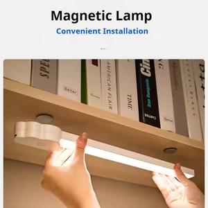 USB có thể sạc lại LED ánh sáng ban đêm đèn tường từ mờ tủ quần áo đứng ánh sáng cho máy tính Nghiên Cứu Văn phòng đọc sách & phòng ngủ - Product Image 2