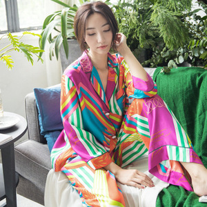 New stain pigiama Primavera e in autunno edizione delle <span class=keywords><strong>Donne</strong></span> di modo cardigan <span class=keywords><strong>a</strong></span> maniche lunghe pantaloni del vestito le <span class=keywords><strong>donne</strong></span> possono indossare in casa - Product Image 6