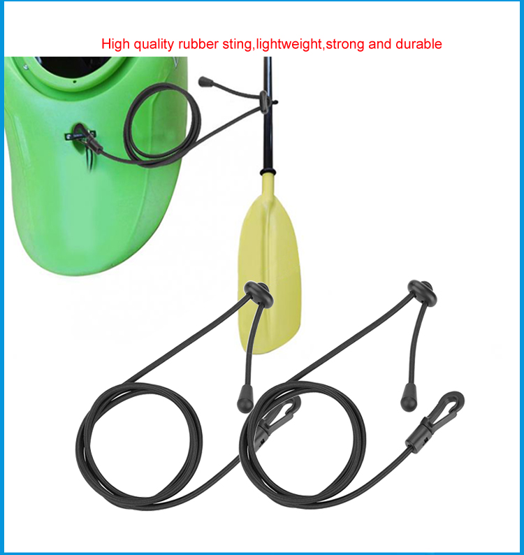 2x Longes élastiques Pour Pagaie De Kayak - Sécurité Canoë - Accessoires De Pêche