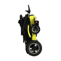 Fauteuil roulant électrique pliable de 300 kg pour les voyages en plein air, fauteuil roulant électrique robuste avec batterie longue durée
