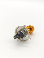 Venta caliente de alta potencia H6 motocicleta LED faros H4 luces altas y bajas sin error luces antiniebla
