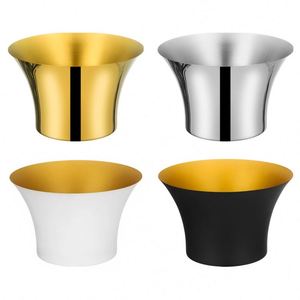 Cubeta Enfriadora de Bebidas Personalizada de Acero Inoxidable 201 de 12L, Enfriador de Botellas para Bar, Enfriador de Cerveza, Champán y Hielo - Product Image 3