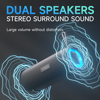 Altavoz Exterior para Computadora, Cine en Casa, Audio TWS, 20W, Bajos Potentes, RGB, IPX5, Impermeable, Portátil, Bluetooth, Inalámbrico