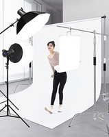 AMBITFUL Sacs de sable pour jambes magiques de studio professionnel 150-320cm en acier inoxydable Accessoires de studio photo C pour la photographie