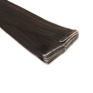 Extensiones de Cabello con Cinta Invisible K.S WIG, Doble Trama, Cutícula Alineada, Cabello Virgen Chino Natural, Liso y Sedoso, Color Negro y Marrón, Saludable - Product Image 2