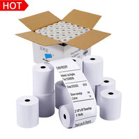 Kualitas Premium bebas BPA bahan kimia khusus Register tunai Pos Resi tagihan kertas gulungan gulungan pita termal untuk KARTU KREDIT Printer