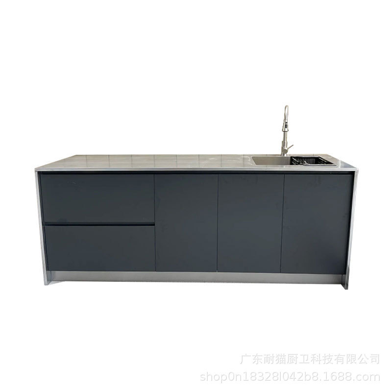 2024 New Arrival Modern Prefab Integrated Fitted Smart Cuisine Kitchen Cabinets Complete Sets for the Kitchen · image 6
