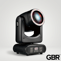 120W LED Moving Head Beam Light mit RGB-Ring Bühnenbeleuchtung DMX512 Bühnenlicht für Disco-Konzert-Shows