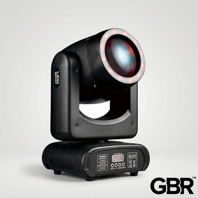 120W LED Moving Head Beam Light With RGB Ring Stage Lighting DMX512 Stage Light for Disco Concert Show