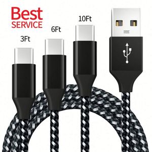 Cavo USB da Tipo A a Tipo C per Ricarica Rapida e Sincronizzazione Dati, 1M, Intrecciato in Nylon, per Telefoni e Tablet, Prezzo all'Ingrosso - Product Image 6