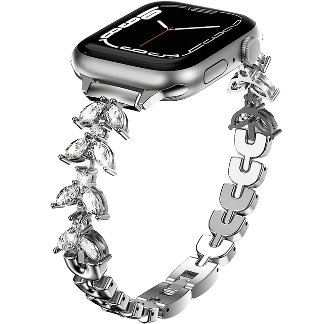 Stainless Steel Sport Bangle Smart Watch Bands 18/20/22mm Folding Buckle Replacement for Watch 40-49mm