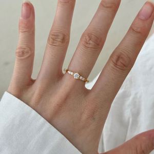 Dylam 925 Sterling <b>Silver</b> Jewelry Supplier Rhodium 18K Gold Plated <b>Eternity</b> Band 5A Zirconia <b>Rings</b> for Women Daily Dress Up - Product Image 4