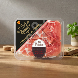 Jamón de Pata de Cerdo Italiano Auténtico Principe Parma DOP de Primera Calidad, Curado 18 Meses, Cortado en Rebanadas, Almacenado Refrigerado, 60 Días - Product Image 4