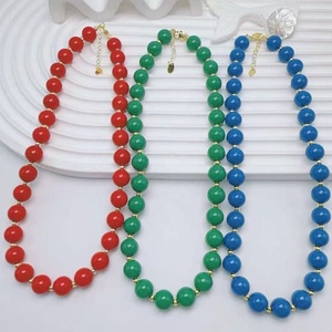 Colliers en perles acryliques style bohème, faible quantité minimum de commande, pour femmes, plage, été. - Product Image 5