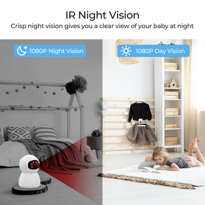 Caméra WiFi intelligente Graffiti 1080P panoramique à 360 degrés, caméra de sécurité domestique, stockage en nuage, surveillance à distance - Product Image 4