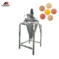 Mélangeur à double vis en acier inoxydable de qualité alimentaire, système de mélange automatique uniforme pour café, cacao, matcha, amandes, directement de l'usine