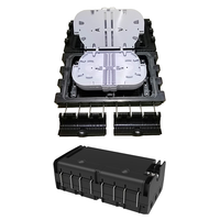 Boîtier de raccordement horizontal en fibre optique 6 ports 192 fibres, étanche IP65, personnalisable OEM, fourni par l'usine