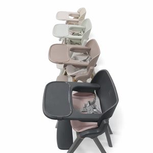 Chaise haute pour bébé en bois réglable en hauteur, chaise haute pour nourrissons et tout-petits <span class=keywords><strong>avec</strong></span> table à manger - Product Image 6