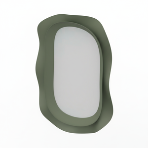 Miroir mural moderne vintage fabriqué à la main avec cadre en aluminium Ajoutez un charme intemporel à votre décoration intérieure - Product Image 1