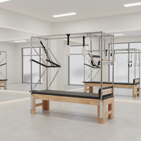 Pilates Cadillac Reformer avec tour, idéal pour la force, la flexibilité et l'équilibre