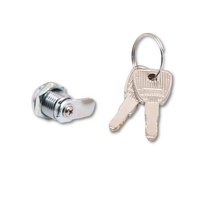 Cylindres de sécurité CANISS en alliage de zinc, taille 10 mm, chromés, pour serrures de porte à mortaise avec clé et code