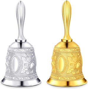 Hot Selling Antique Hand <strong>Bell</strong> Call <strong>Bell</strong> <strong>Brass</strong> Wedding Gold Silver Tourist Souvenir <strong>Brass</strong> Hand <strong>Bells</strong> - Product Image 1