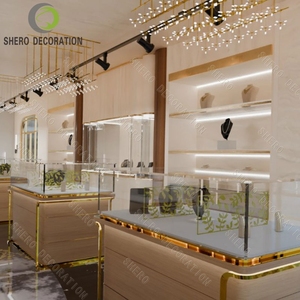 Conception personnalisée de boutique de bijoux, vitrine en verre pour bijoux, design de magasin de bijoux - Product Image 2