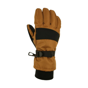 Gants de snowboard et de ski avec bande horizontale, boucle décorative, sangle, languette de traction et manchette extensible pour sports d'hiver et activités de plein air - Product Image 6