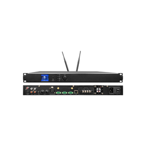 เครื่องขยายสัญญาณ iipalead 2-Channel IOT การแปล DSP-2100A พร้อมกัน<span class=keywords><strong>3</strong></span>-in-1สำหรับอุปกรณ์การประชุมทางเสียงบนเวที - Product Image 1