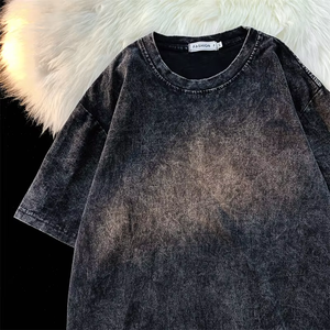 Винтажная хлопковая Футболка 230GSM на заказ, большие размеры - Product Image 3