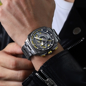 Reloj de alta gama tridimensional para modificación de coches, resistente al agua, con diseño hueco y forjado, estilo volante todoterreno, para dropshipping. - Product Image 2