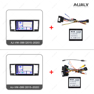 Marco de Radio de coche de fábrica Aijia para 2015-2020 <span class=keywords><strong>VW</strong></span> <span class=keywords><strong>Caravelle</strong></span> Android 13 Player Fascia 2DIN unidad principal modificación de tablero - Product Image 3