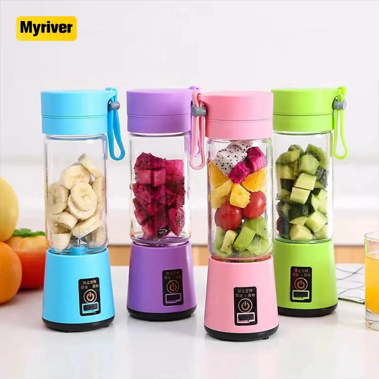 Myriver Usb Mini Home Usb 3 Messen Handleiding Elektrische Citrus Citroenriet Juicer Oplaadbare Vruchtensap Draagbare Blender Machine