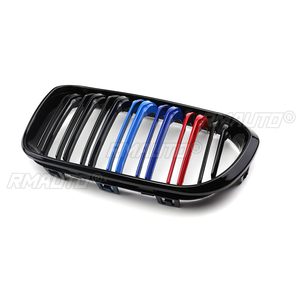 Grille de pare-chocs avant pour BMW Série 1 F20 F21 LCI 2011 2012 2013 2014 2015 2016 2017, double lamelles, style M Performance - Product Image 4