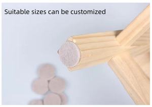 Protections <span class=keywords><strong>de</strong></span> pieds <span class=keywords><strong>de</strong></span> <span class=keywords><strong>chaise</strong></span> en feutre réglables, coussinets circulaires auto-adhésifs pour pieds <span class=keywords><strong>de</strong></span> <span class=keywords><strong>chaise</strong></span>, tapis <span class=keywords><strong>de</strong></span> sol - Product Image 6