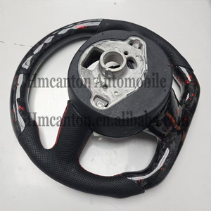 Nuevo Volante Deportivo de Fibra de Carbono Forjada y Cuero Perforado para Audi A3 A4L A5 A6L A7 Q3 Q5 - Product Image 2