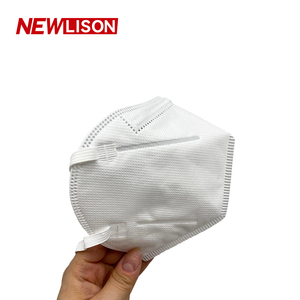 NEWLISON masker wajah KN95 sekali pakai, masker KN95 logo kustom kain tidak ditenun - Product Image 2