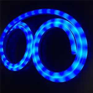Tuya akıllı 12V LED Neon şerit RGB su geçirmez silikon ışıklı bant kısılabilir dekorasyon Wifi APP ile IR uzaktan kumanda