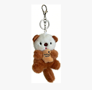 Llavero de Peluche Personalizado HR, Diseño de Animal de Peluche Adorable para Mujer, Llavero Ecológico y Duradero con Colgante para Bolso - Product Image 1